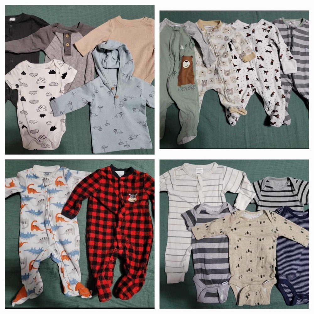 0/3 months baby boy lot